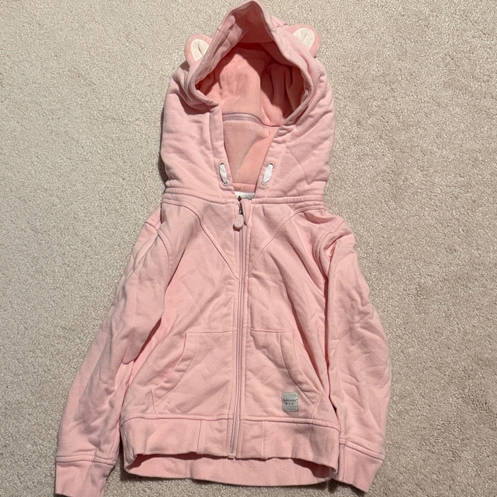 Cubcoats Adorable Pink Hoodie with Cute Ear Details - Picture 6 of 9